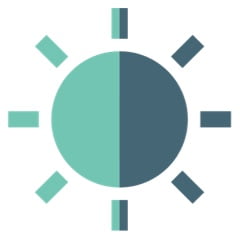 الكثير من ضوء الشمس